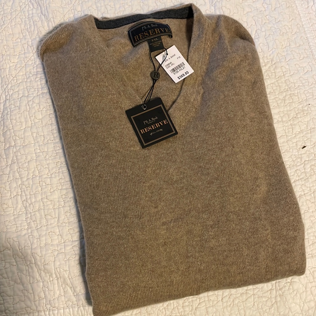 Nwt Jos. A. Bank 100% Cashmere Sweater